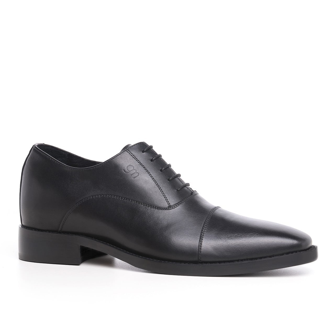 black balmoral oxford dress shoes